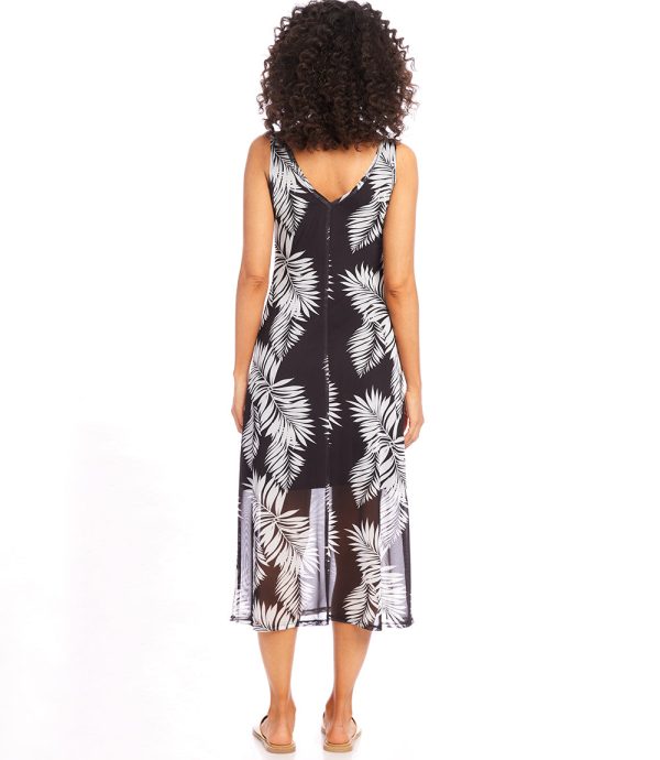 V-Neck Midi Dress For Sale - Image 4