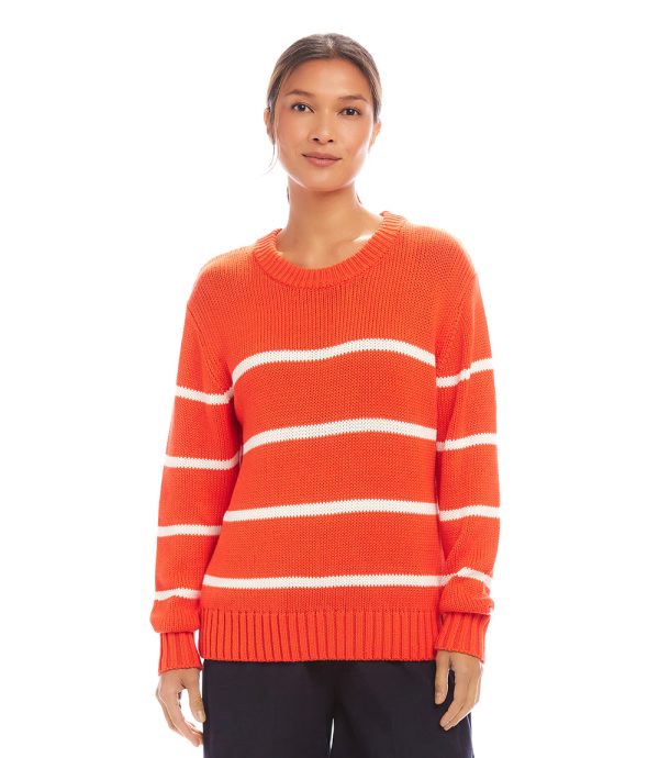 Stripe Crewneck Sweater Online now - Image 2