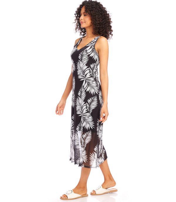 V-Neck Midi Dress For Sale - Image 3