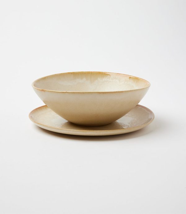 Lisbon Glazed Serving Bowl Discount - Image 3