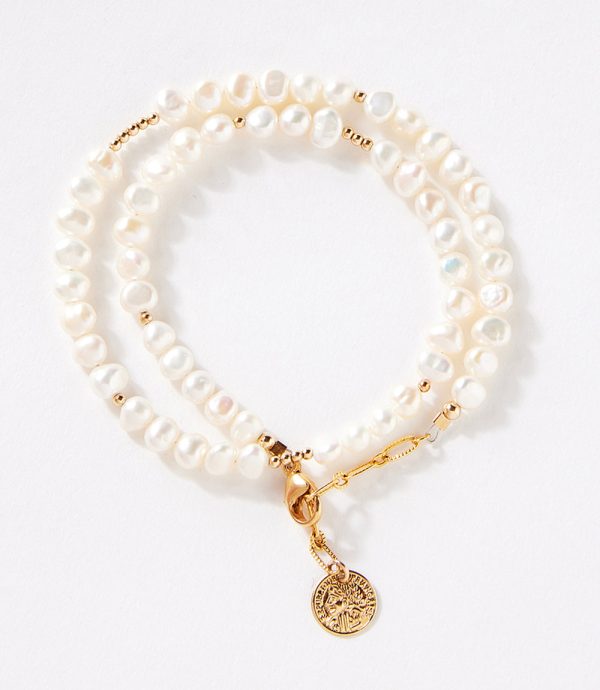 Pearl Double Wrap Bracelet Sale