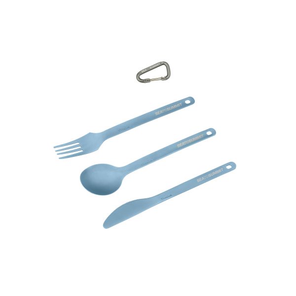 Titanium Spoon, Fork & Knife Set (Like New) Fashion - Image 2